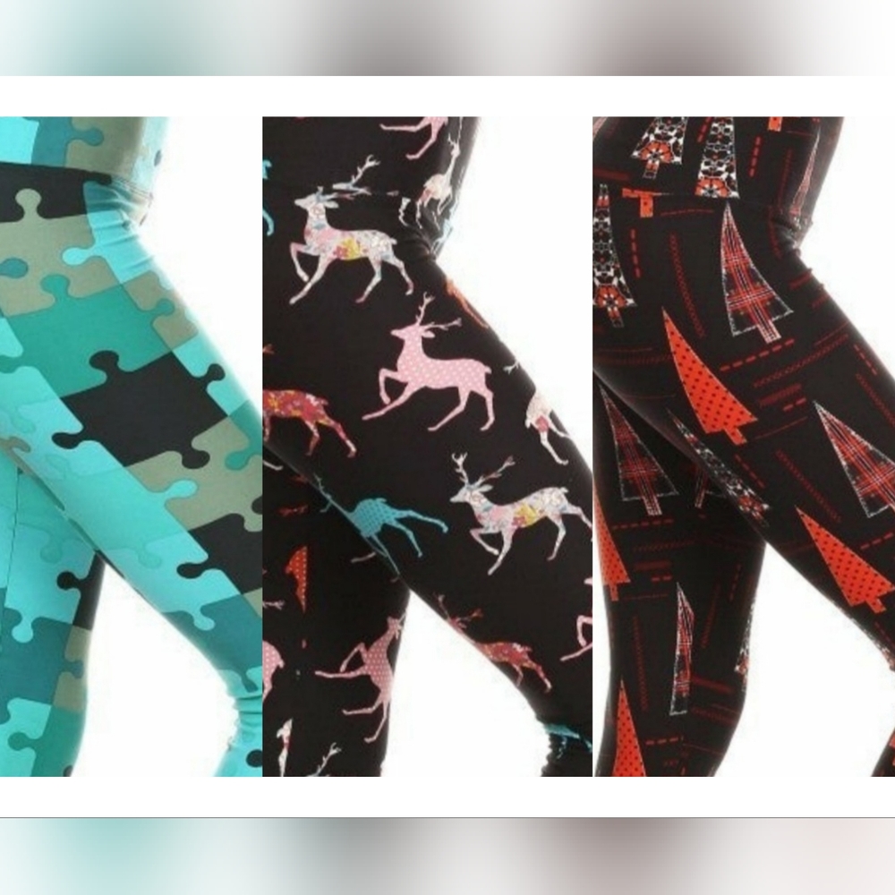 Legging Depot TC Leggings Lot of 3